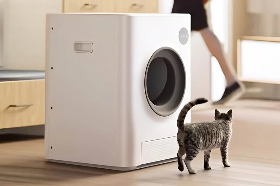 how does the litter robot work